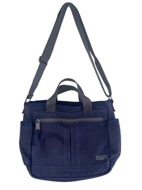 Duluth Trading Co Heritage Canvas Travel Sling Bag Navy